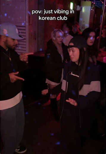 Vibing in a Korean Club
