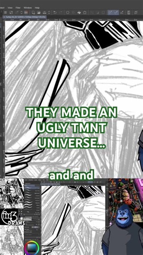 And the ugly Teenage Mutant Ninja Turtles style works for that movie.