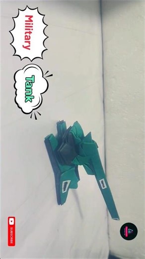 origami tank easy/how to make origami tank tutorial easy Made from paper best #origami #tank