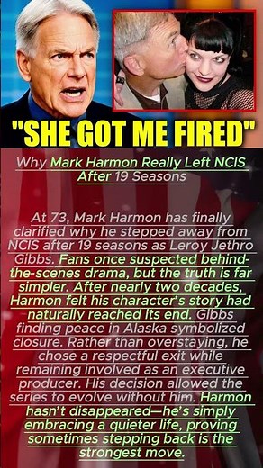 Why Mark Harmon Really Left NCIS After 19 Seasons