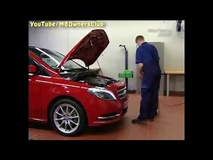 Mercedes-Benz B-Class | Calibrating the DISTRONIC PLUS sensor