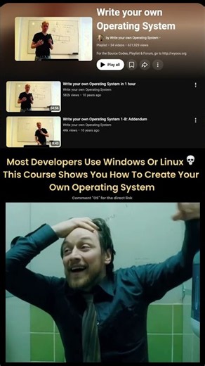 Build Your Own Operating System From Scratch #coding #operatingsystem #computerscience