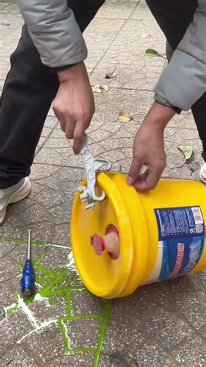 A barrel opener wrench solves the problem