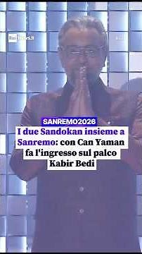 The two Sandokans together at Sanremo: with Can Yaman, Kabir Bedi enters the stage.