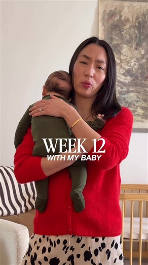 week 12: the end of the fourth trimester 😭 #12weeksold #lifewithababy #motherhoodjourney #momlife #postpartumjourney