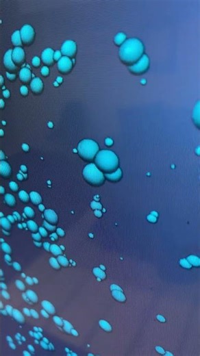 day 9 simulating an atom in blender #blenderanimation #simulator #chemistry