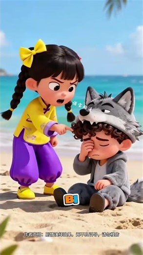 The wolf scared Elif 🤭