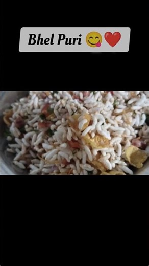 How to make a Bhel Puri !!!😋❤️ #shorts #shortvideo