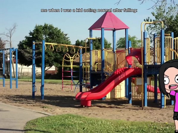 Surviving a Kid Fall with a Straight Face in Gacha Life