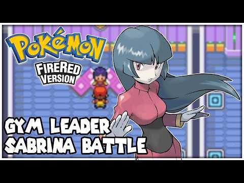 Pokémon FireRed - 6th Gym Leader Sabrina Battle (SWITCH 2 1440p)