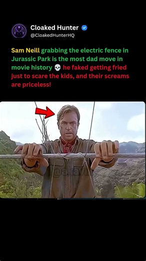 Sam Neill Gave the Kids the Biggest Scare in Jurassic Park #movieclips #shorts #trending #usashorts