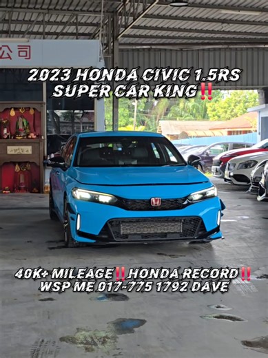 2023 Honda Civic 1.5RS with Full FL5 Bodykit