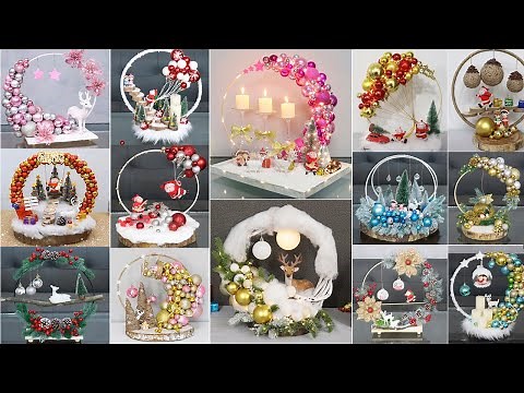 20 Best Christmas Hula Hoop Decoration Ideas to Make Your Home Sparkle