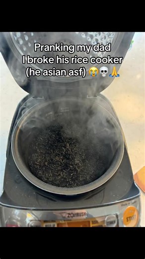 jason on Instagram: "That’s the last touch I’m touching the rice cooker 😭 #asian #dad #prankvideo #prank #ricecooker"