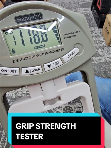 HANDEXER DIGITAL HAND DYNAMOMETER, UP TO 198 LBS, GRIP STRENGTH TESTER, DIGITAL LCD SCREEN. #handexer #gripstrengthtester #gripstrength #tiktokshopcreatorpicks #tiktokshopbacktoschool