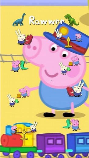 George and Richard Best Friends Forever 🥹 🦖🦕 #PeppaPig #Shorts #GeorgeandRichard #besties #dinosaur