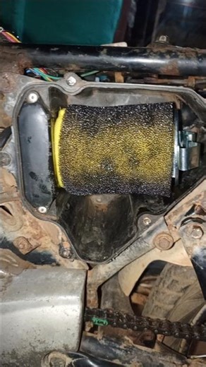 Air Filter Box Work In Progress, Hero Honda CD Dawn/Deluxe/100.