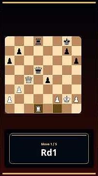 Nivel 1200+ | Encuentra la jugada #ajedrez #ajedreztactics #shorts