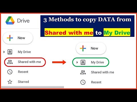 3 Methods to copy files and folders from Shared with me to My Drive