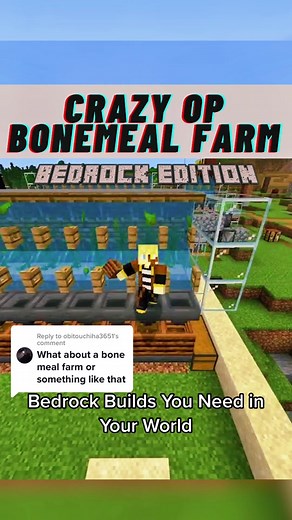 Replying to @obitouchiha3651 Minecraft 1.19.81 Bedrock Edition automatic infinite bonemeal generator afk redstone gaming tutorial! #minecraft #minecraftbuilding #bedrock #gaming #icecoffey #gamingontiktok #mcpe #tutorial #minecrafthacks #redstone #duplicationglitch