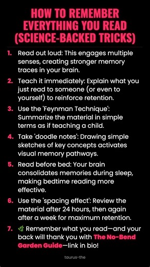 How to Remember Everything You Read (Science-Backed Tricks) #ad (Verify Info)