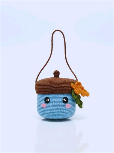 Crochet Acorn Ornament Pattern | Beginner Friendly Amigurumi (PDF Pattern) Bring cozy autumn vibes to your handmade decor with this Crochet Acorn Ornament Pattern PDF. This mini acorn is perfect for fall decorations, Christmas ornaments, garlands, gift toppers, or nature-inspired home décor. The pattern is written in American crochet terms, worked in continuous rounds, and is beginner friendly. Gauge is not critical, so you can easily adjust the size by changing yarn or hook. ✨ What you’ll recei