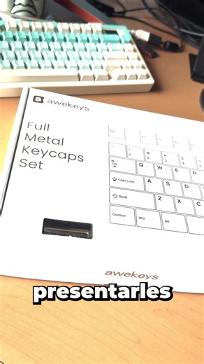 Full Metal Keycaps Set @Awekeys #keyboard #HE #keycaps #gaming #valorant