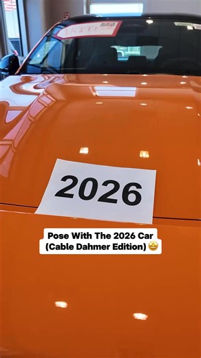 We line up with the 2026 car like it’s picture day. Everyone feels different standing there. #newcar #2026model #cardesign | Cable Dahmer Automotive Group
