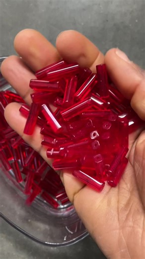 Your trusted local bead vendor, supplying quality beads and dependable materials you can feel confident creating with. Check out these elongated beads in our shop #beadstore #glassbeads #beads #beadvendor #beadedjewelry