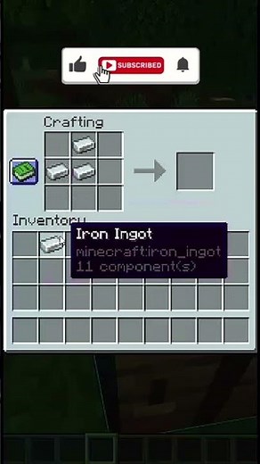 How to craft Iron Trapdoor in Minecraft #minecraft (#gaming AJ)