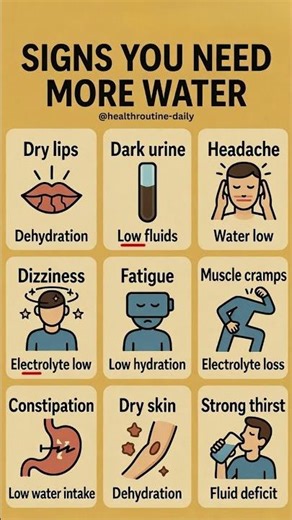 9 Warning Signs You’re Not Drinking Enough Water