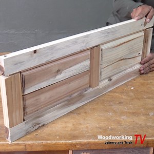 157K views · 1.2K reactions | Amazing Wood Joinery Technique for Solid Wood Door | Woodworking TV | Facebook