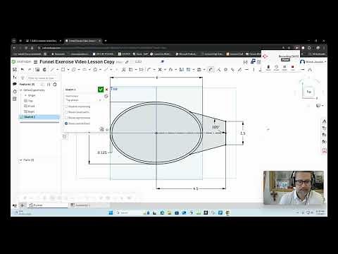 Onshape Introduction to Part Studios Funnel Exercise