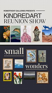 Kick off the holiday season with art, music, and celebration! Join us Friday, November 7, 6–9 PM for “small wonders” — our holiday ArtWalk opening featuring small-scale originals made for meaningful gifting — and get a sneak peek at the KindredArt Reunion Show in our Serpentine Gallery! KindredArt brings together eleven artists whose creative bond began years ago in Decatur’s cooperative galleries. You’ll meet a few of them (along with RobertKent’s own artists) during ArtWalk as we celebrate the