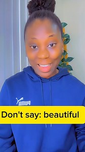1.7M views · 10K reactions | Stop saying: beautiful #learnenglish #ingles #englishlanguage #englishlearning #englishteacher | Adaeze Nwadike | Facebook