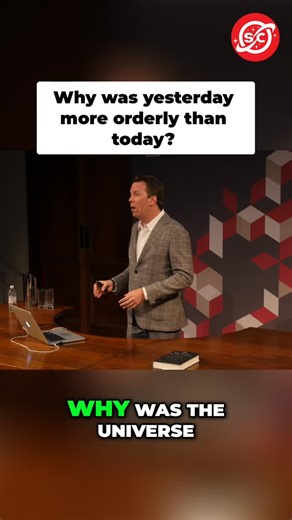 Science Center by Hot Culture on Instagram: "Original content: The Royal Institution: Q&A The Big Picture with Sean Carroll https://www.youtube.com/watch?v=KEt5XQuE_cY Content shown here for educational purposes only and under fair use. Why was the universe more orderly yesterday? Because it was even *more* organized the day before. This traces back to the Big Bang, a very low entropy event. The past/future difference isn't inherent, but a consequence of this influential event. #BigBang #Entropy