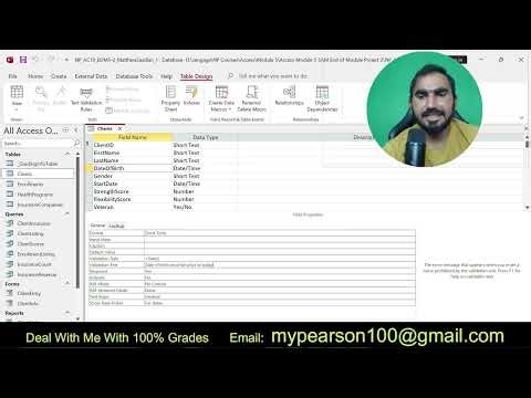 Access Module 5 SAM End of Module Project 2 | NP_AC19_EOM5-2 | Cardiac Rehab Associates