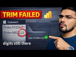 Power Query UI Can’t Remove Ending Digits (M Code Fix)