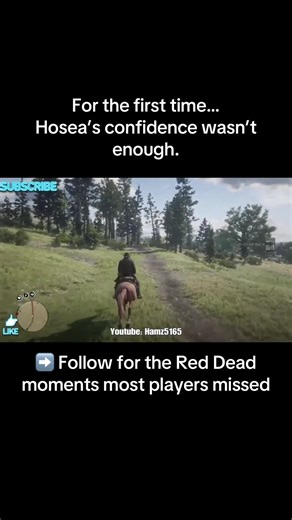 For the first time… Hosea’s confidence wasn’t enough. ➡️ Follow for the Red Dead moments most players missed #RDR2Story #GamingNarrative #OutlawLife