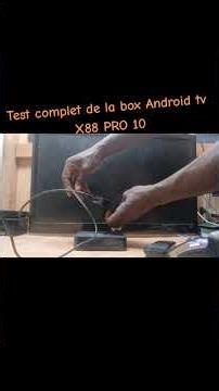 stallation X88 PRO 10 en 30 seconde(Vidéo complète sur la chaîne)#androidtv #smarttv #tvbox #dkstech