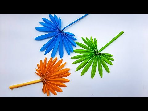 How To Make a Palm Tree With Paper Easy | Paper Tree Craft Step by Step Tutorial