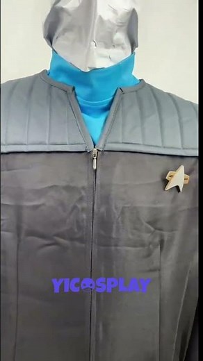 Yicosplay | Star Trek The Next Generation Deanna Troi Jumpsuit Uniform Cosplay Costume