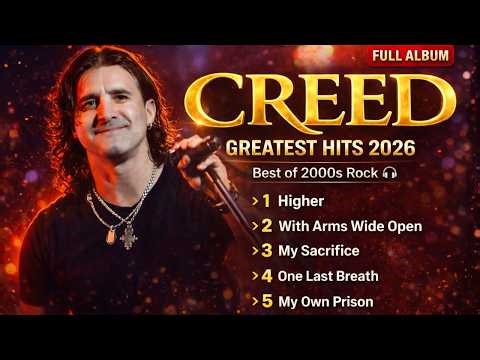 Creed Greatest Hits Full Album 🎧 Best of 2000s Alternative Rock (Higher, With Arms Wide Open) #creed