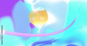 Abstract animation with vibrant colors and fluid shapes