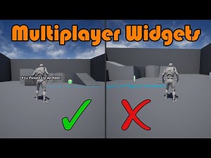 Multiplayer Widgets On One Or All Screens | Replication - Unreal Engine Tutorial