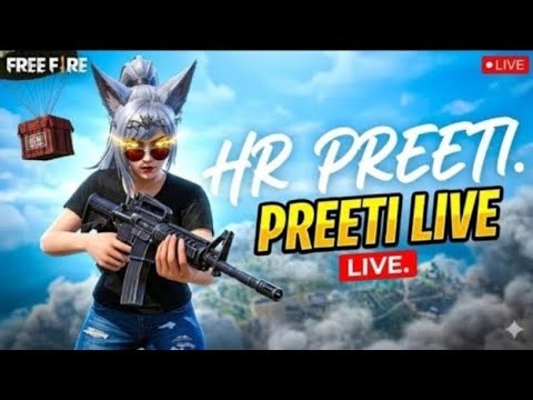 (HRPREETILIVE) 🔴 Free Fire Live Stream Aur 🤔 Guild Challenge 😱#ffgirllive#freefirelive#freefire
