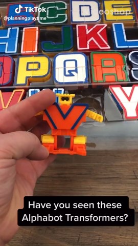 Alphabot Transformers from Lakeshore Learning #kidsfun #kidstoys #learningisfun #funlearning #planningplaytime