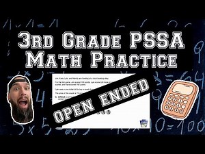 3rd Grade PSSA Math Help - Open Ended Example on Money, Inequalities, and Operations