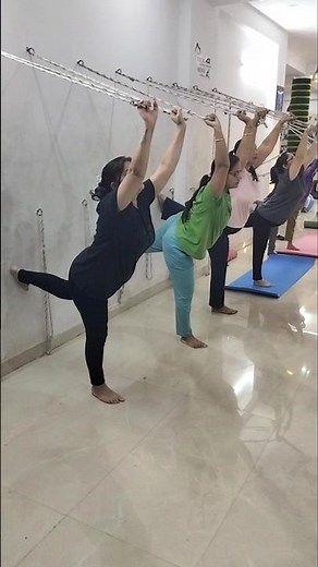 Wall 🧱 + Rope 🪢 Yoga Flow | Strength • Flexibility • Weight Loss | Miss India Yoga Academy