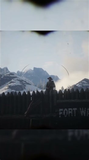 Can we enter Fort Wallace? #rdr2 #arthurmorgan